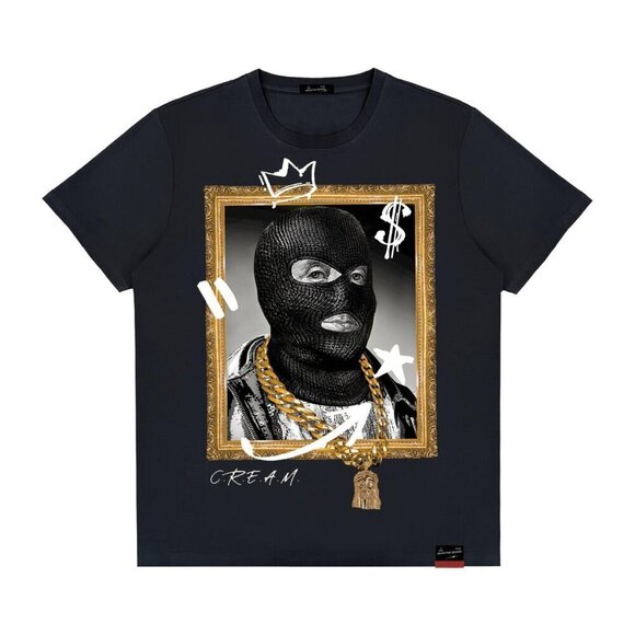 Bear the Beams Other - Masked Portrait Black Graphic T-Shirt